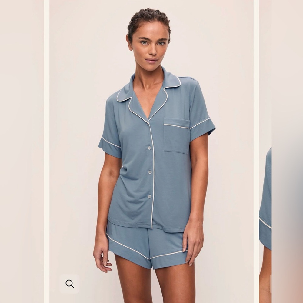 Eberjay Gisele TENCEL™ Modal Relaxed Short PJ Set in faded denim